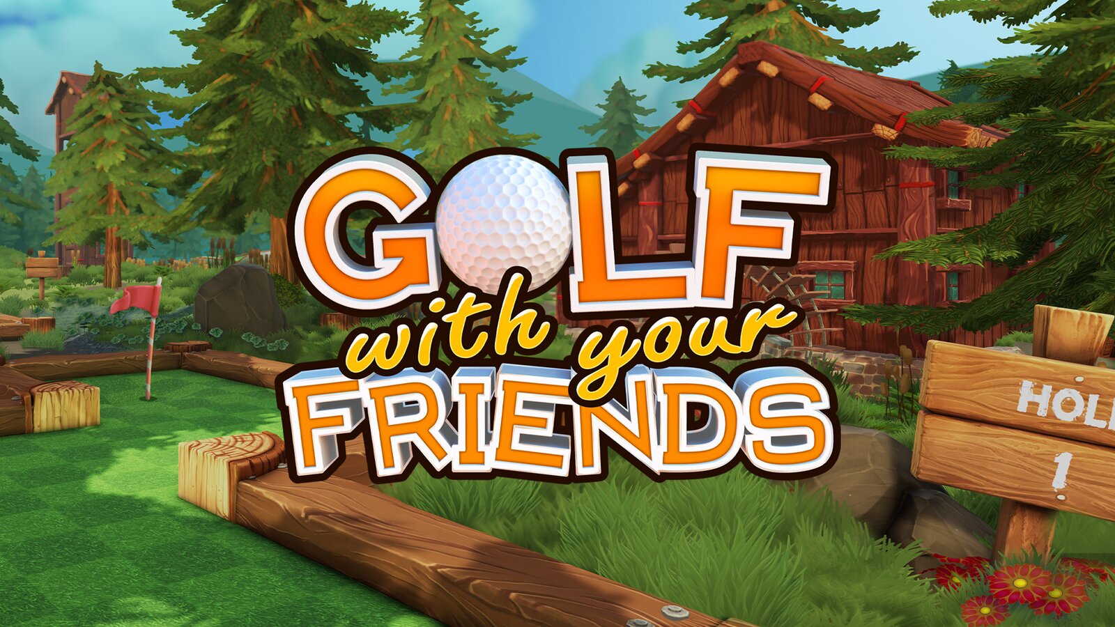 Golf With Your Friends (аркадный гольф с онлайном)
